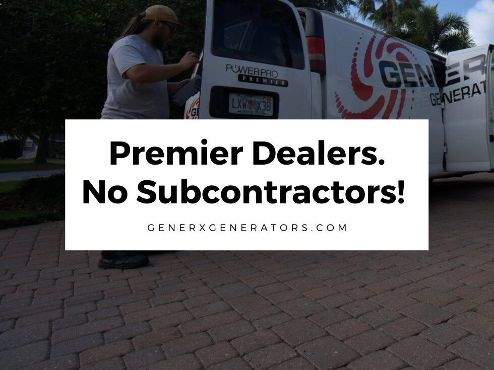 Premier Dealers. No Subcontractors!