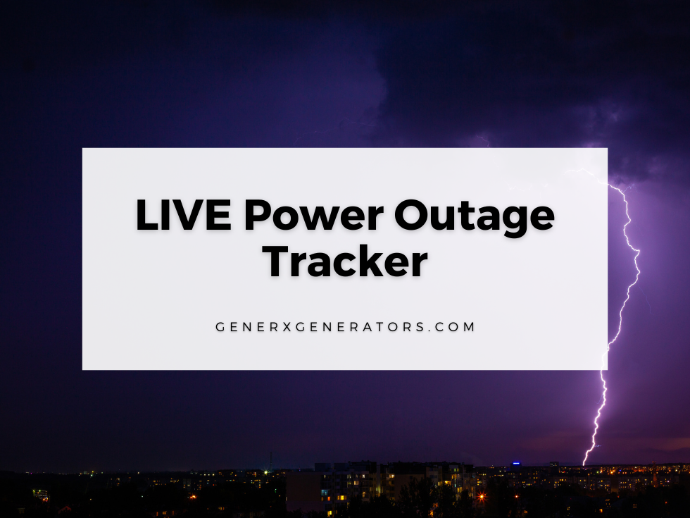 LIVE Power Outage Tracker GenerX Generators