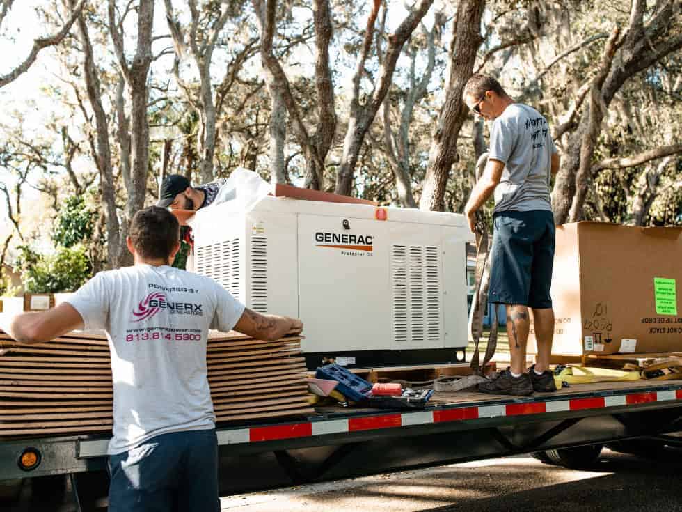 Whole home standby generator protecting a Clearwater, Florida home